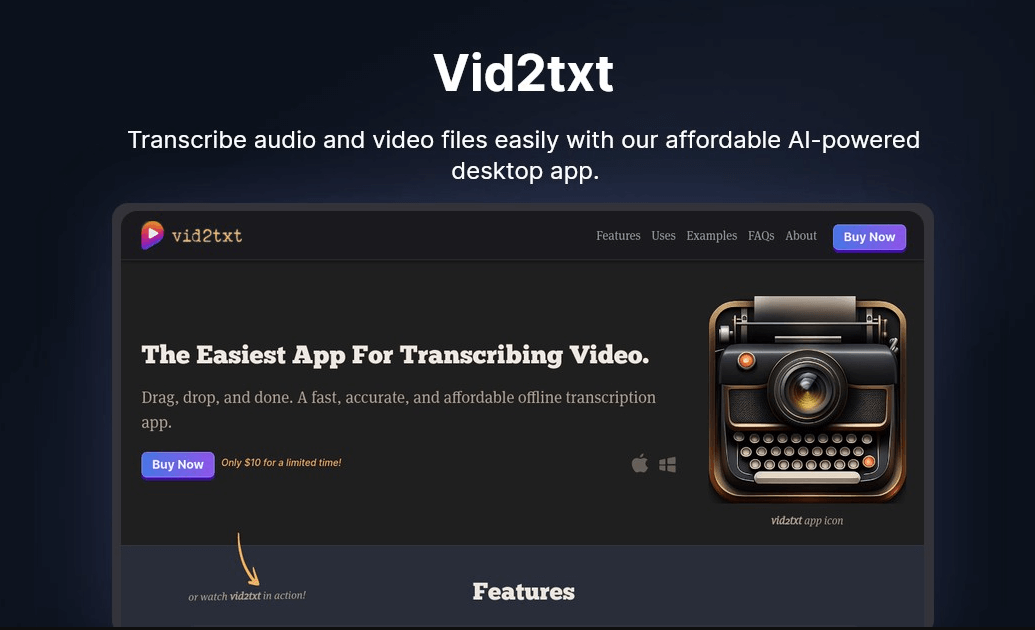 Vid2txt - Everything you wanted to know